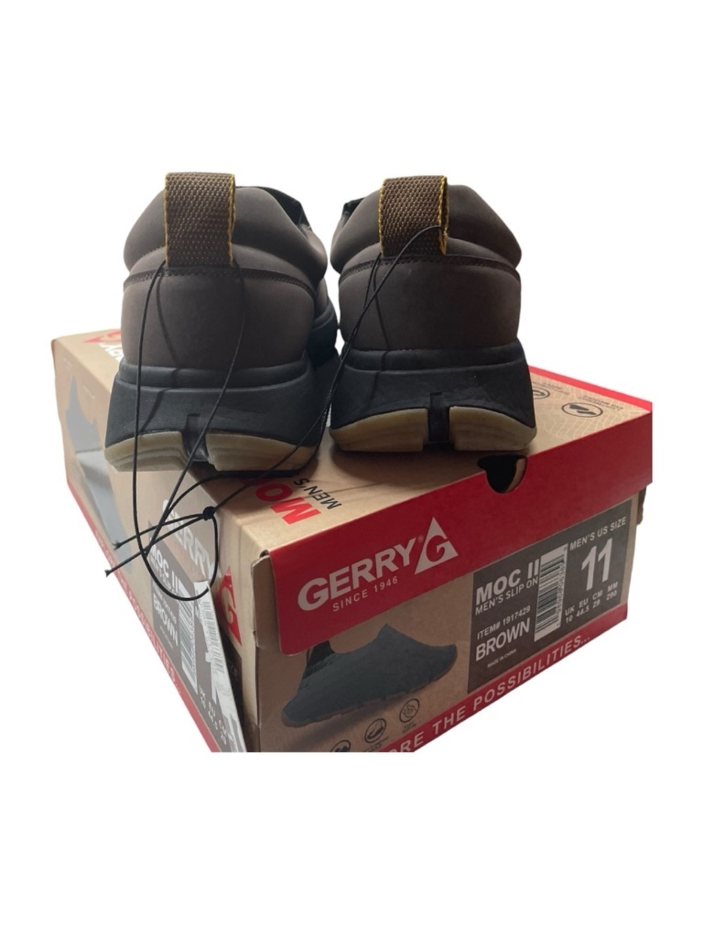 Gerry MOC II Brown Men's Slip-on Loafers Size: 11 - Picture 9 of 12